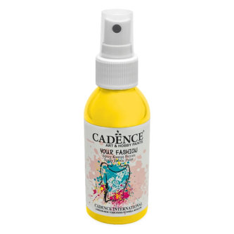 Cadence farba na textil v spreji 100ml - citrónovo žltá