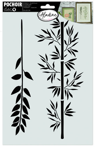 Aladine šablóna 20 x 30 cm - vetvy