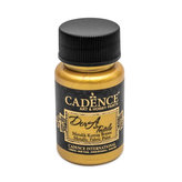 Cadence metalická farba na textil 50 ml - sýta zlatá