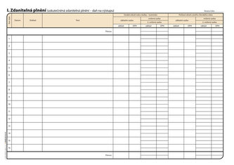 Kniha evidence DPH, A4, 32 listů