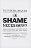 Is Shame Necessary?. Scham, englische Ausgabe