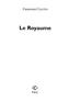 Le royaume. Das Reich Gottes, französische Ausgabe