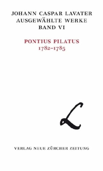 Pontius Pilatus 1782-1785