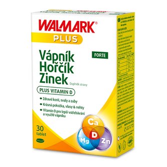 Vápník Hořčík Zinek FORTE 30 tablet
