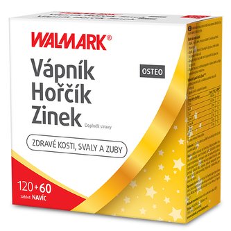 Vápník Hořčík Zinek OSTEO limitovaná edice 120 + 60 tablet