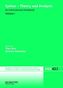 Syntax - Theory and Analysis. Vol.1