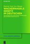 Wackernagels Gesetz im Deutschen