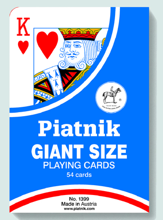 Bridž Extra veľké karty (formát A5)
