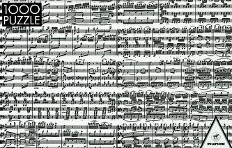 Puzzle 1000 d. Notový zošit