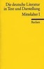 Die deutsche Literatur in Text und Darstellung. Tl.1
