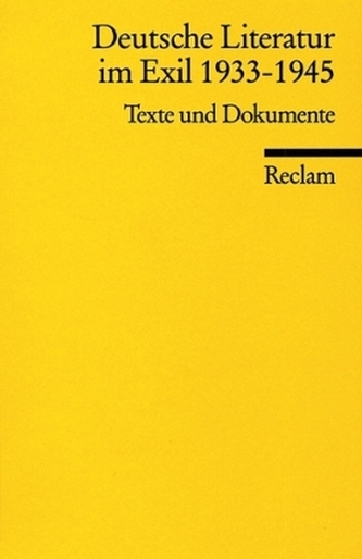 Deutsche Literatur im Exil 1933-1945