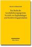 Das Recht der Geschäftsbesorgung beim Vertrieb von Kapitalanlagen und Kreditvertragsprodukten