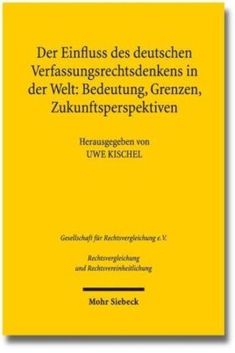 Der Einfluss des deutschen Verfassungsrechtsdenkens in der Welt: Bedeutung, Grenzen, Zukunftsperspektiven