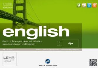 English USB Sprachkurs, 1 USB-Stick u. 1 DVD-ROM