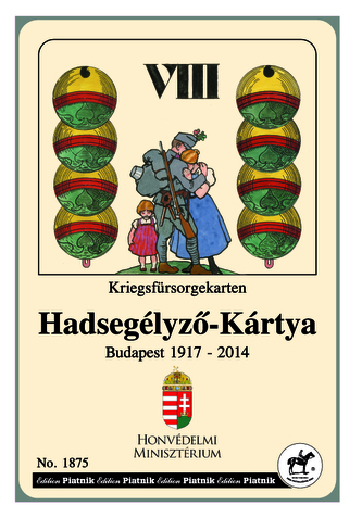 Karty mariáš. 1.svetová vojna (reprint HU)