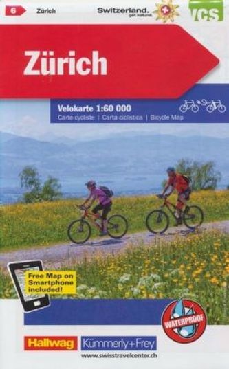 Kümmerly & Frey Karte Zürich, Velokarte