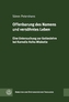 Offenbarung des Namens und versöhntes Leben