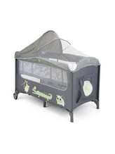 Cestovní postýlka Milly Mally Mirage Deluxe grey