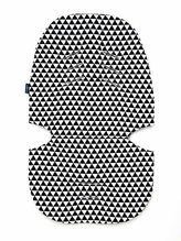 Podložka do kočárku Womar bílo-černá