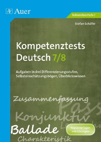 Kompetenztests Deutsch 7/8