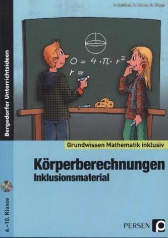 Körperberechnungen - Inklusionsmaterial, m. CD-ROM