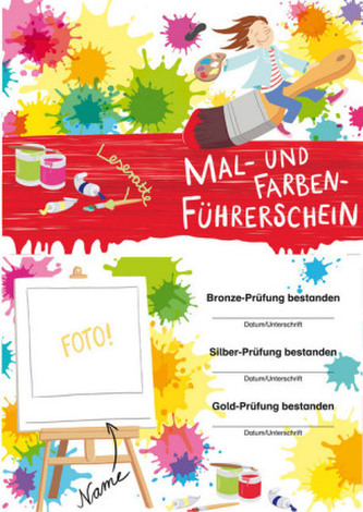Mal- und Farben-Führerschein, Klassensatz Führerscheine