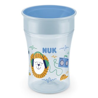 Detský hrnček Magic NUK 360 ° s viečkom - 2 druhy farieb
