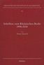 Schriften zum Rheinischen Recht 1998-2008