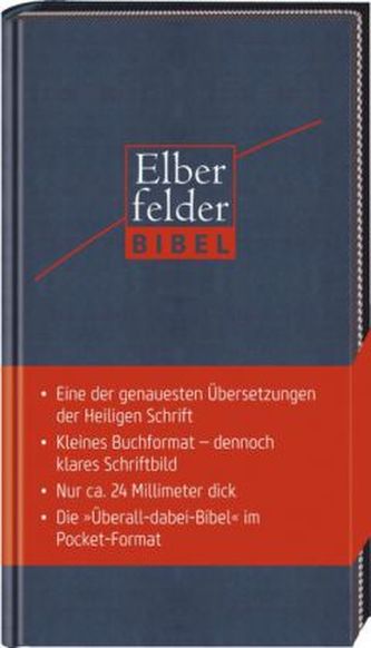 Elberfelder Bibel - Pocket Edition Kunstleder mit Reißverschluss