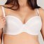 Polovyztužená kojící podprsenka New Baby Eva 70C bílá - velikost Obvod 70 cm