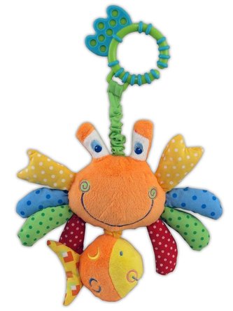 Plyšová hračka s vibrací  Baby Mix krab
