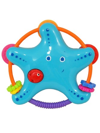 Chrastítko Baby Mix Hvězdička modrá