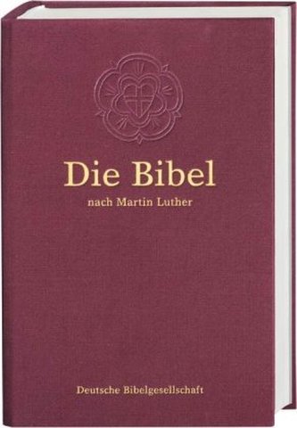 Die Bibel nach Martin Luther, mit Apokryphen, Leinenausgabe burgunderrot (Nr.1544)