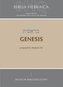 Biblia Hebraica Quinta (BHQ), Genesis