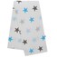 Flanelová plena s potiskem New Baby bílá hvězda modrá