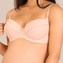 Polovyztužená kojící podprsenka New Baby Eva 70D béžová - velikost Obvod 70 cm