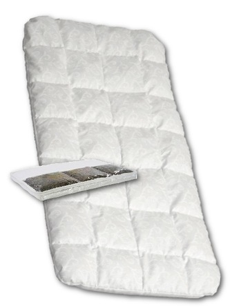 Detský matrac do kočíka New Baby 75x35 molitan-pohánka biela