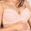Polovyztužená kojící podprsenka New Baby Eva 85D černá - velikost Obvod 85 cm