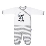 Kojenecký bavlněný overal New Baby Zebra exclusive - velikost 80 (9-12m)