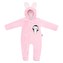 Zimní dětská kombinéza New Baby Penguin růžová - velikost 62 (3-6m)