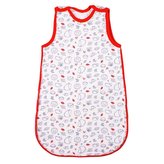 Kojenecký zateplený spací pytel New Baby Hedgehog červený