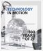 Technology in Motion - 100 Years of ZF