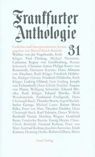 Frankfurter Anthologie. Bd.31