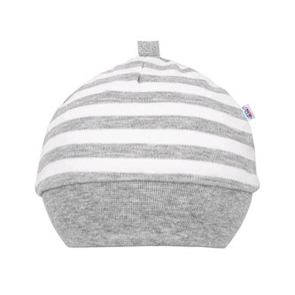 Kojenecká bavlněná čepička New Baby Zebra exclusive - velikost 68 (4-6m)