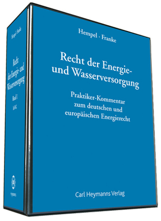 Recht der Energie- und Wasserversorgung, Kommentar, 5 Ordner zur Fortsetzung