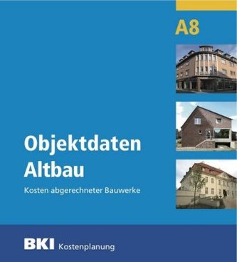 Objektdaten Altbau A8, m. CD-ROM