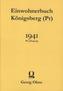 Einwohnerbuch Königsberg (Pr.) 1941