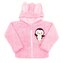 Zimní dětská mikina New Baby Penguin růžová - velikost 98 (2-3r)