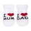 Dojčenské froté ponožky New Baby biele I Love Mum and Dad 5-6cm