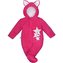 Zimní dětská kombinéza New Baby Ušáček tmavě růžová - velikost 74 (6-9m)